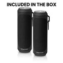 BOSS Audio Systems BOLT - Altavoz portátil inalámbrico Bluetooth – negro, altavoces fuertes de 1.5 pulgadas con graves, resistente a la intemperie, linterna, se vende en pares, para exteriores, hogar, fiesta, iPhone, computadora, computadora