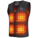 KEMIMOTO - Chaleco calefactor para hombre, chaleco calefactor de invierno, chaleco de caza climatizado, guante táctico, batería no incluida