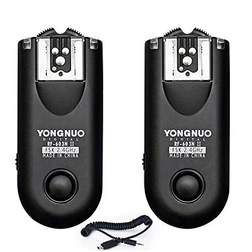 YONGNUO Wireless Shutter Release & Flash Trigger RF-603II N3 for Nikon DSLR D90 D600 D7100 D7000 D5100 D5000 D3100 D3000