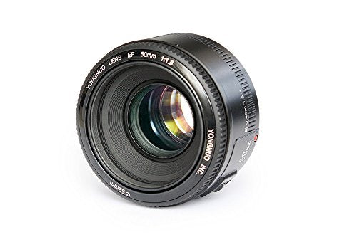 YONGNUO YN50mm F1.8 Lente de gran apertura de enfoque automático compatible con cámara Canon EF Mount EOS