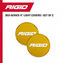 RIGID INDUSTRIES - Cubierta de luz para luces LED de la serie 360 de 4 pulgadas, ámbar | Par