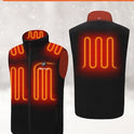 Venustas - Chaleco térmico de forro polar para hombre con batería de 7.4 V, chaleco eléctrico ligero aislado