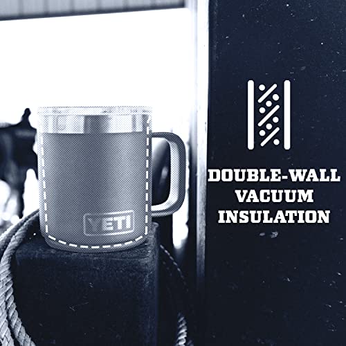 YETI Rambler Taza apilable de 10 onzas, aislada al vacío, acero inoxidable con tapa MagSlider