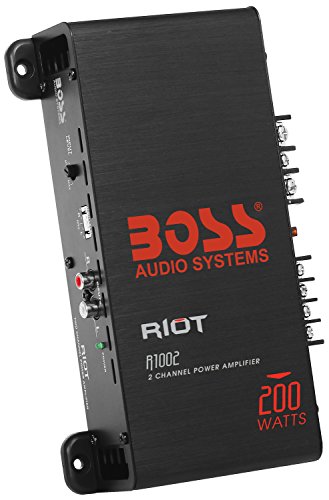 BOSS Audio 2 Canales MOSFET Amplificador de energía con Control Remoto de Nivel del subwoofer