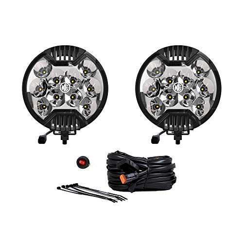 100 Luces LED SlimLite de Haz puntual Color Negro, en Paquetes de par