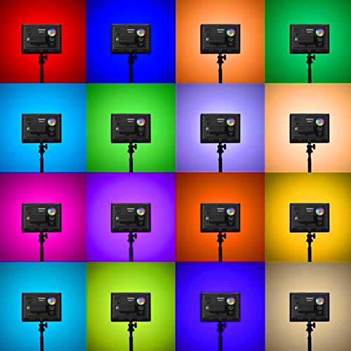 YONGNUO YN300 Air II YN300Air II - Panel de luz LED de vídeo RGB de gama completa bicolor 3200K-5600K para Canon Nikon Pentax Olympus Samsung
