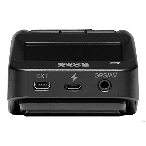 BOSS Audio BCAM70 - Sistema DVR para salpicadero de coche, visualización LCD de 2,4 pulgadas, grabación 1080P, cámara trasera incluida, grabación frontal trasera, detección de movimiento, grabación en bucle automático, gran angular de 110 grados