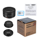 YONGNUO YN50mm F1.8 Lente de gran apertura de enfoque automático compatible con cámara Canon EF Mount EOS