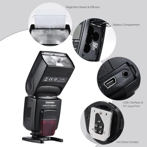 YONGNUO YN568EX III Wireless Master & Slave TTL Flash Speedlite with High Speed Sync for Canon DSLR Camera