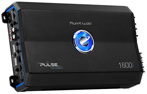 Planet Audio PL1600.4 Amplificador Class A/B, 1600 W, 4 canales, 2 Ohm