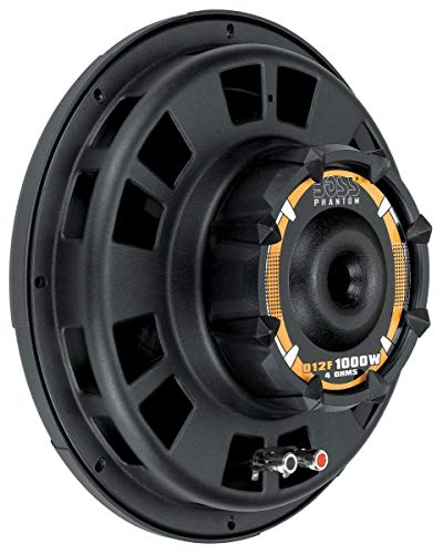 Boss Audio D12F Phantom 12-Inch 1000-watt Single Voice Coil Subwoofer