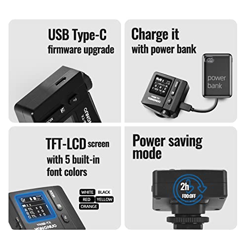 Yongnuo YN32-TX TTL 2.4G Transmisor de flash inalámbrico compatible con cámara Sony, HSS 1/8000s TTL/M/Multi
