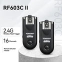 YONGNUO Wireless Shutter Release & Flash Trigger RF-603II C3 for Canon DSLR 1D /1DS, EOS 5D Mark II/5D /7D/50D /40D /30D /20D /10D