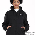 Venustas Sudadera con capucha climatizada con batería 11V para unisex con 5 zonas de calefacción, sudadera climatizada para hombres y mujeres