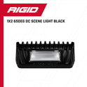 Rigid Industries 86610 Foco negro DC (1 x 2 65 grados)