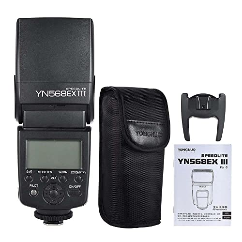 YONGNUO YN568EX III Wireless Master & Slave TTL Flash Speedlite with High Speed Sync for Canon DSLR Camera