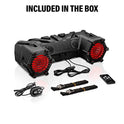 BOSS Audio Systems ATV UTV Altavoces Cuadrados