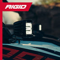 Rigid Industries - D-SS Pro, inundación, Carcasa Negra (par) para automóviles y ATV