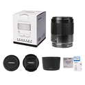 YONGNUO F1.8S DF DSM de 85 mm, lente de teleobjetivo medio Prime para Sony E Mount, lente de retrato de fotograma completo, negro