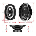 Boss Audio - Altavoces para Coche de 4 vías