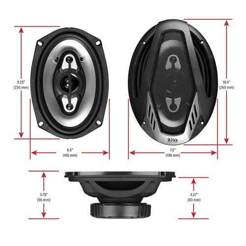Boss Audio - Altavoces para Coche de 4 vías