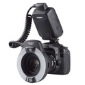 YONGNUO YN-14EX YN14EX TTL Macro Ring Flash/ LED Flash Light with Adapter Ring for Canon EOS DSLR Cameras as Canon MR-14EX