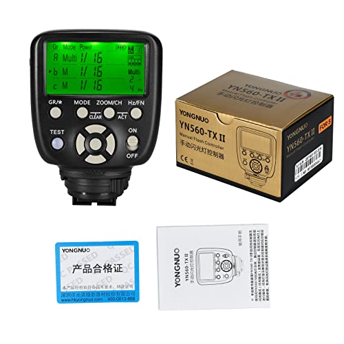 Yongnuo YN560-TX II S Disparador de flash inalámbrico para cámaras Sony, driver Trasmitter para Yongnuo YN-560III YN560 IV Flash Speedlite
