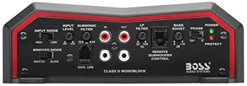 BOSS Audio Elite BE4000D 4000 Watt, Class D, Monoblock Amplifier, Remote Subwoofer Control