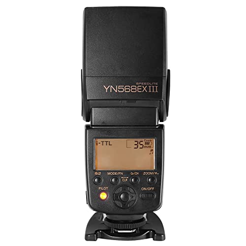 YONGNUO Upgraded YN568EX III Flash Speedlite Wireless Slave TTL with HSS 1/8000 for Nikon DSLR Cameras