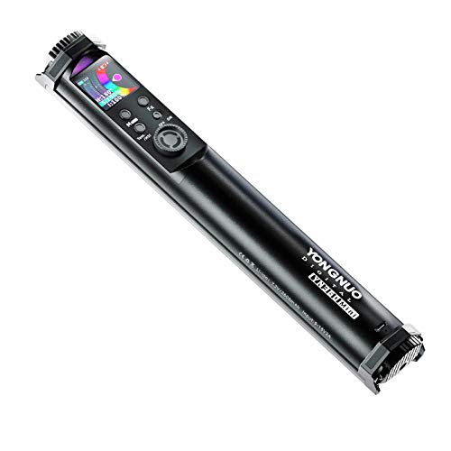 Yongnuo YN360Mini YN360 Mini RGB Luz fotográfica de hielo a todo color, luz de video LED 2700K-7500K Temperatura de color, carga tipo C, 31 modos especiales de escena