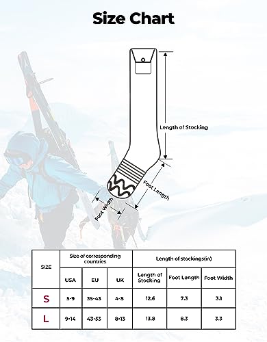 KEMIMOTO 2023 - Calcetines calefaccionados unisex con control de aplicación, calcetines eléctricos recargables para caza, senderismo, camping, esquí, invierno al aire última intervensión