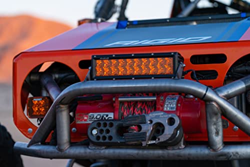 RIGID INDUSTRIES 110223-E-Series - Haz de punto de 10 pulgadas con lente ámbar PRO