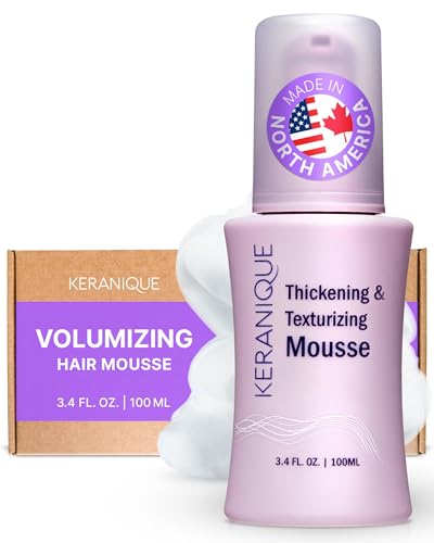 Keranique Thickening & Texturizing Mousse, 3.4 fl. oz.