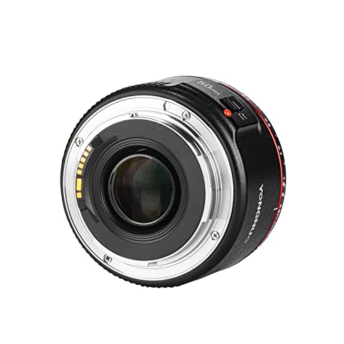 Yongnuo YN50MM F1.8 II AF/MF 0.35M Focus Distance Standard Prime Lens Black for Canon DSLR Camera