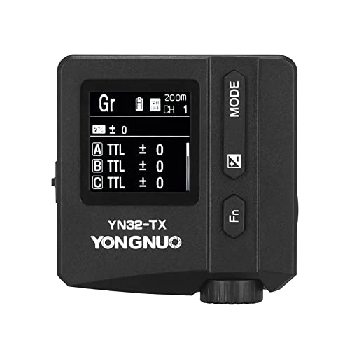 Yongnuo YN32-TX TTL 2.4G Transmisor de flash inalámbrico compatible con cámara Sony, HSS 1/8000s TTL/M/Multi