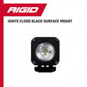 RIGID INDUSTRIES - Montaje en superficie de inundación negra (LED de encendido): accesorios de montaje para uso fuera de carretera