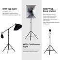 YONGNUO DJ-280-2.8m Soporte de luz para luz LED YN300 YN600L, YN900 YN1200 YNLUX100