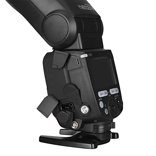 Yongnuo YN650EX-RF Flash inalámbrico Speedlite, GN60 24 abalorio de lámpara LED TTL HSS, Master Slave Flash con sistema de RF incorporado de 2.4 G, para cámara Canon DSLR