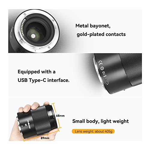 Yongnuo YN85MM F1.8Z DF DSM, lente de enfoque automático de fotograma completo, lente de teleobjetivo prime, para cámaras Nikon Z, sin espejo, color negro