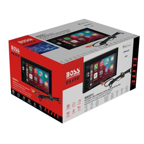 BOSS Audio Systems Elite Series BE62CP-C Reproductor multimedia para coche Apple CarPlay (reacondicionado)