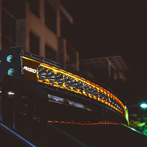 RIGID INDUSTRIES 340053 Radiance+ Barra de luz curvada RGBW de 40 pulgadas