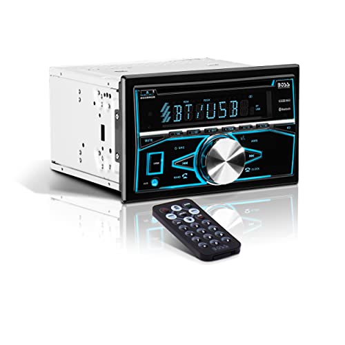 Boss Audio Estéreo para automóvil, Bluetooth, MP3/USB/SD Am/FM con Control Remoto, iluminación Multicolor, (sin CD/DVD)