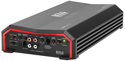 BOSS Audio Elite BE4000D 4000 Watt, Class D, Monoblock Amplifier, Remote Subwoofer Control
