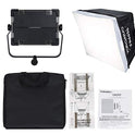 YONGNUO YN6000 600 LED lámpara de video luz de tablero de luz grande con Softbox Bi temperatura de color 3200K-5600K para sesiones de estudio de entrevistas