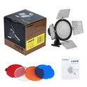 YONGNUO YN216 YN-216 LED Video Camera Light with 5500K Color Temperature and 4 Color Plates for Canon Nikon DSLR Cameras