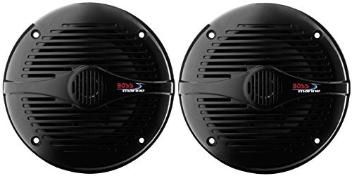 Boss Audio System Full Range, 2 Way Weatherproof Marine Speakers Sold in Pairs