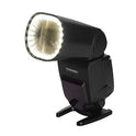 Yongnuo YN650EX-RF Flash inalámbrico Speedlite, GN60 24 abalorio de lámpara LED TTL HSS, Master Slave Flash con sistema de RF incorporado de 2.4 G, para cámara Canon DSLR