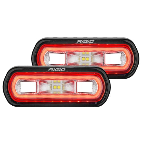 Rigid Industries 53122 - Luz de difusión - par, Color Negro