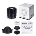Yongnuo YN16MM F1.8S Lente de Gran Angular Prime para Sony E-Mount, Lente de Marco APS-C de Gran Apertura, Enfoque automático, para cámaras Sony sin Espejo