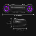 BOSS Audio Systems ATV65BRGB ATV UTV Sistema de sonido resistente a la intemperie – Altavoces de 6,5 pulgadas, tweeters de 1 pulgada, amplificador integrado, Bluetooth, iluminación multicolor, fácil instalación